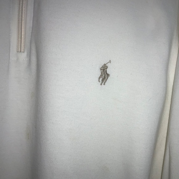 Polo Ralph Lauren Long sleeve half zip pullover Sz XL cotton blend pony logo - Picture 3 of 8
